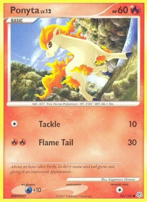 Ponyta Lv.12 — Diamond & Pearl