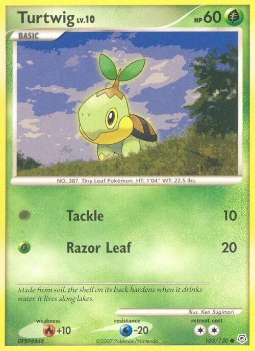 Turtwig Lv.10 — Diamond & Pearl