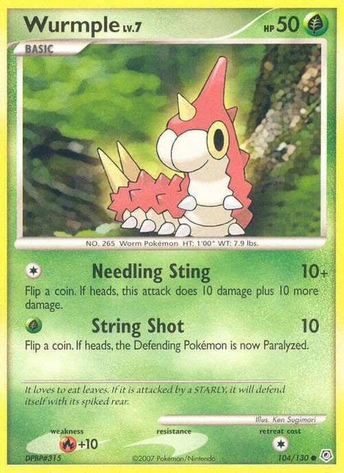 Wurmple Lv.7 — Diamond & Pearl
