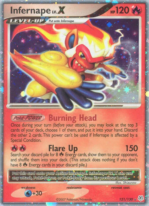 Infernape LV.X — Diamond & Pearl