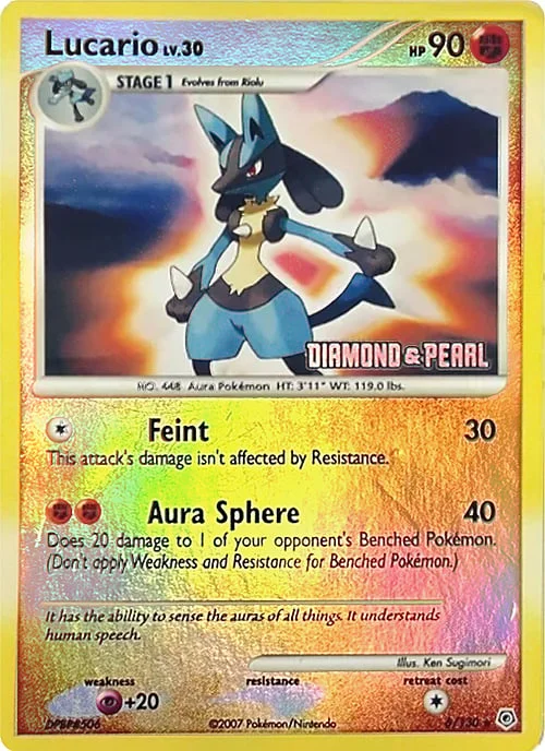 Lucario Lv.30 — Burger King DP Promos 2008