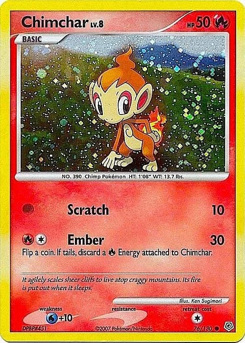 Chimchar — Diamond & Pearl Promos