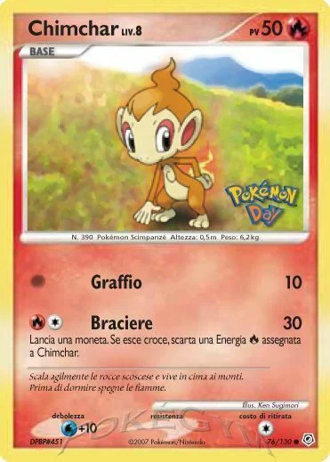 Chimchar — Diamond & Pearl Promos