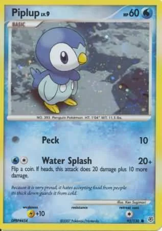 Piplup — Diamond & Pearl Promos