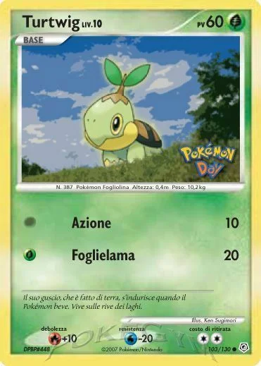 Turtwig Lv.10 — Unnumbered Promos