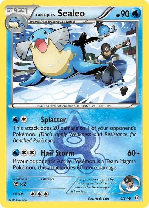 Team Aqua's Sealeo — Double Crisis