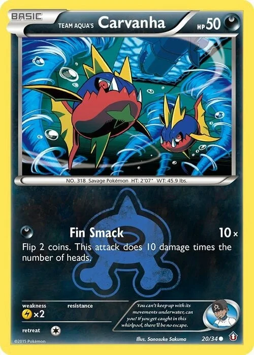 Team Aqua's Carvanha — Double Crisis