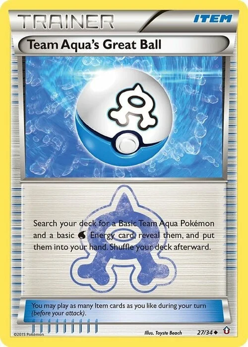 Team Aqua's Great Ball — Double Crisis