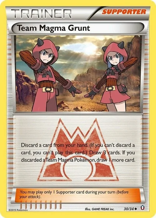 Team Magma Grunt — Double Crisis