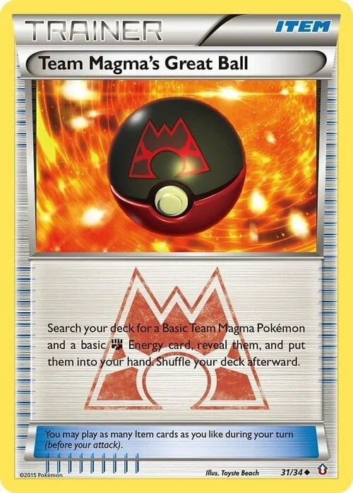 Team Magma's Great Ball — Double Crisis