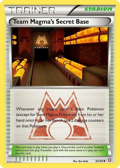 Team Magma's Secret Base — Double Crisis