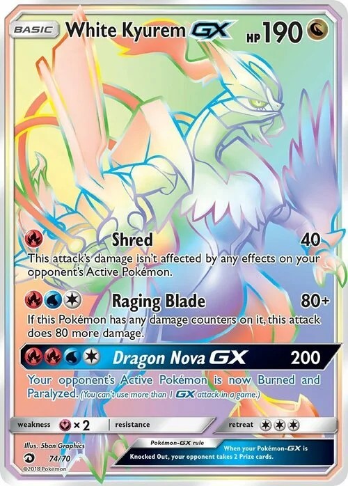 White Kyurem GX — Dragon Majesty
