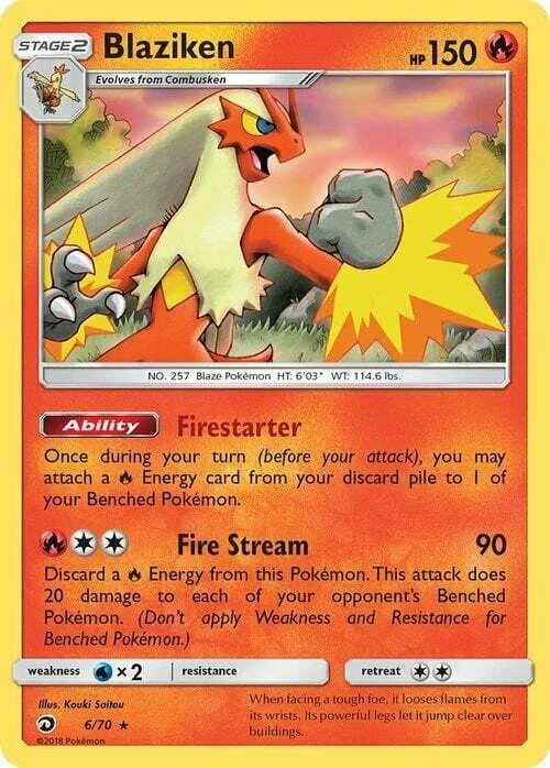 Blaziken — Theme Deck & Blisters Exclusives