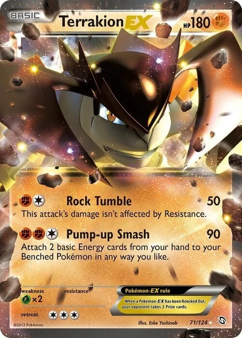 Terrakion EX — Dragons Exalted