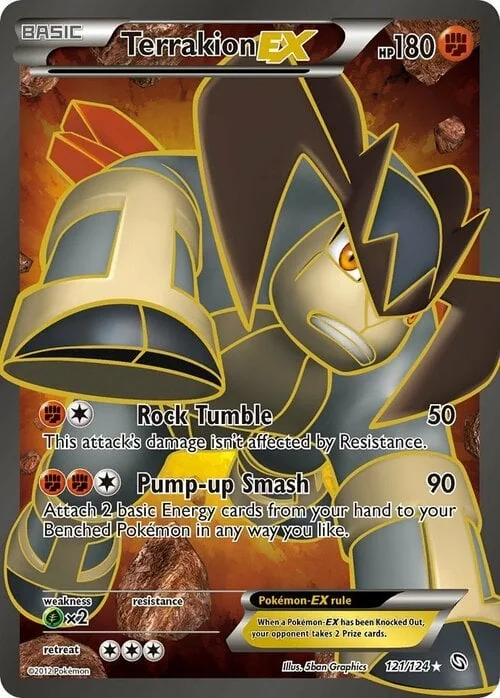 Terrakion EX — Dragons Exalted