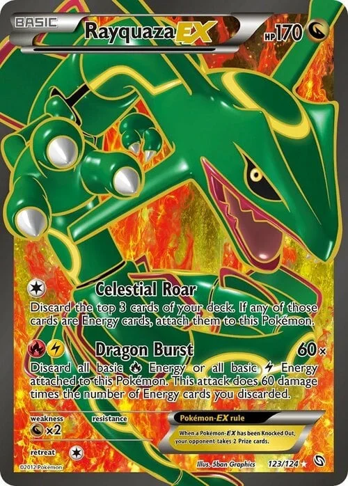 Rayquaza EX — Dragons Exalted