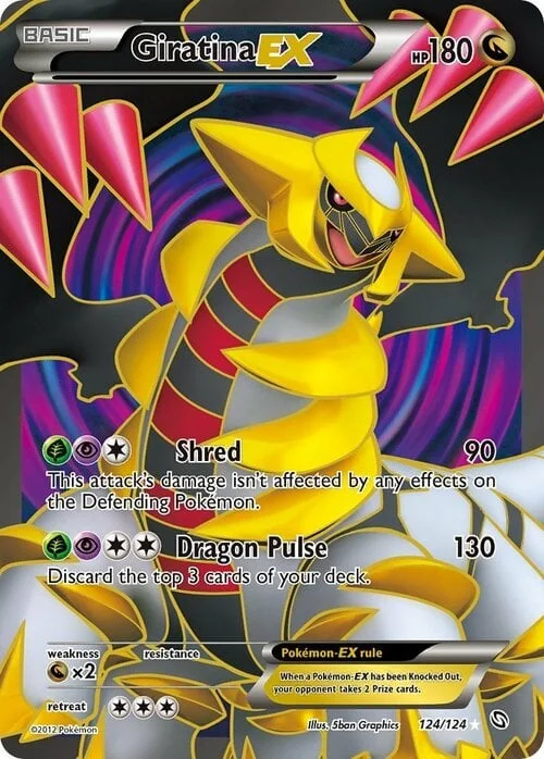 Giratina EX — Dragons Exalted