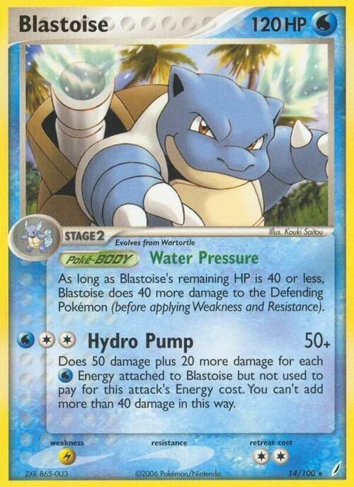 Blastoise — EX Crystal Guardians