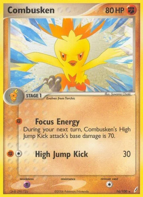 Combusken — EX Crystal Guardians