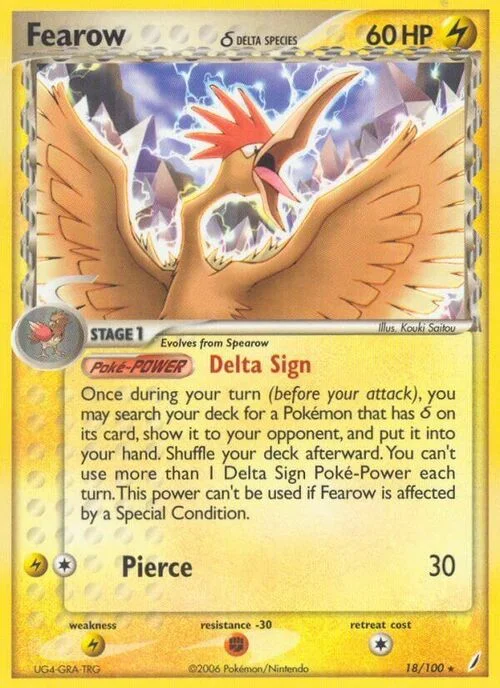 Fearow δ Delta Species — EX Crystal Guardians