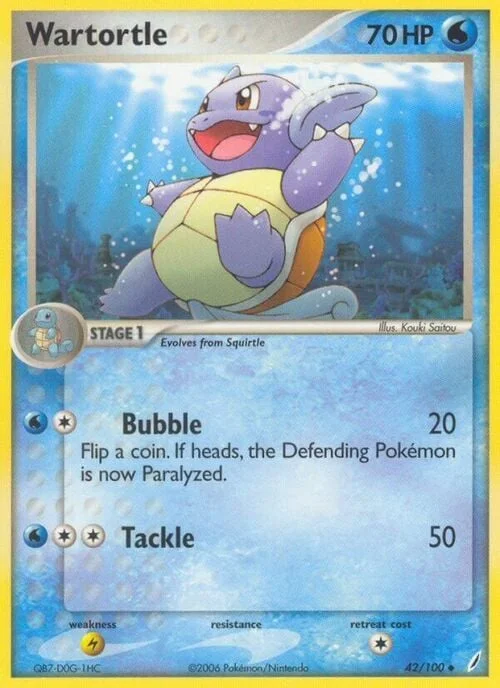 Wartortle — EX Crystal Guardians
