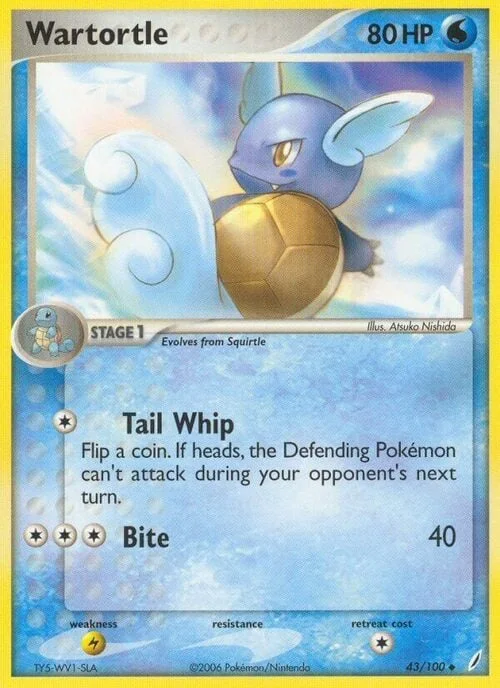 Wartortle — EX Crystal Guardians