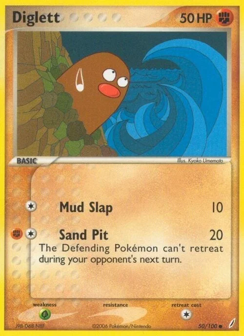 Diglett — EX Crystal Guardians