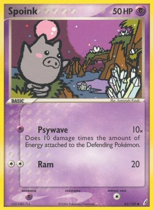 Spoink — EX Crystal Guardians