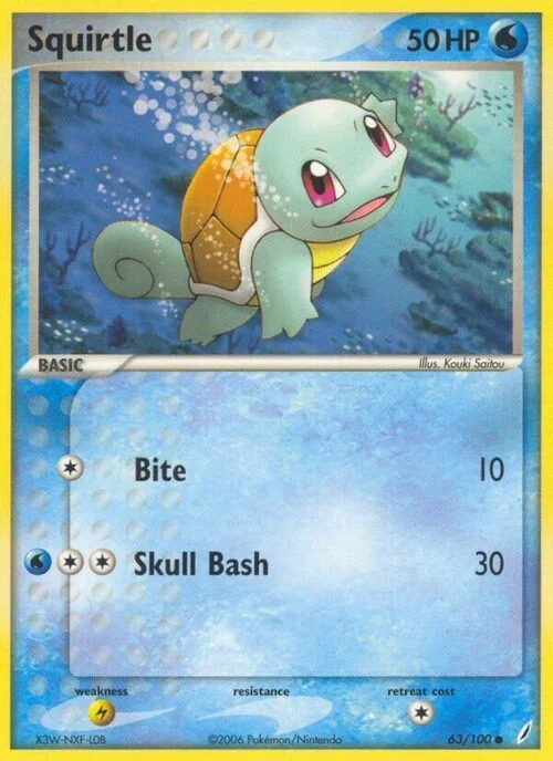 Squirtle — EX Crystal Guardians