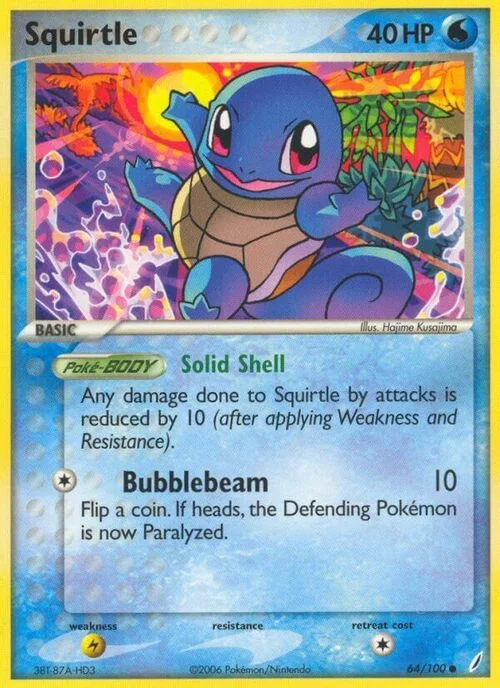Squirtle — EX Crystal Guardians