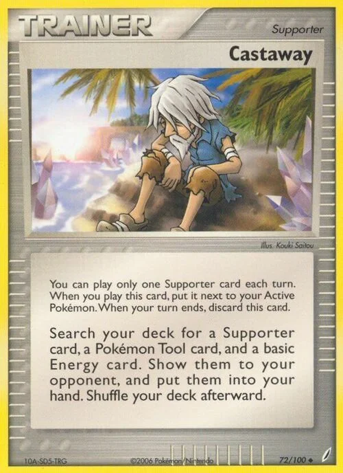 Castaway — EX Crystal Guardians