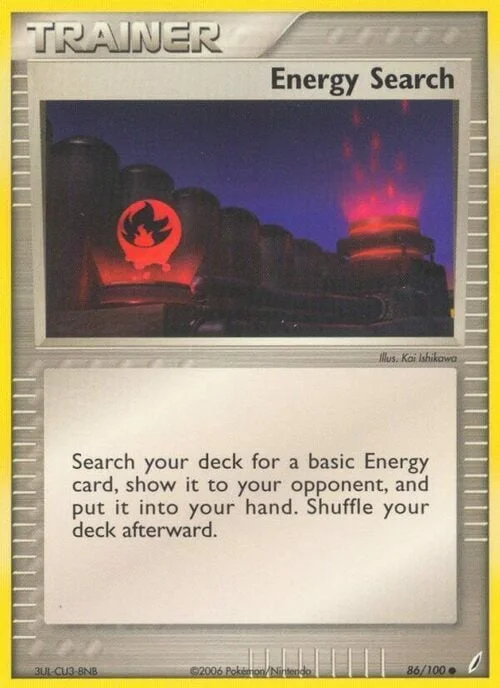 Energy Search — EX Crystal Guardians