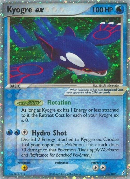 Kyogre ex — EX Crystal Guardians