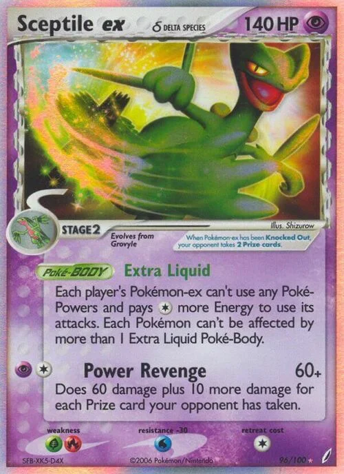 Sceptile ex δ Delta Species — EX Crystal Guardians