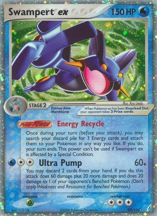 Swampert ex — EX Crystal Guardians