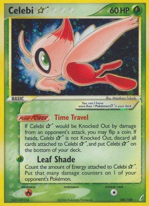 Celebi ☆ Gold Star — EX Crystal Guardians