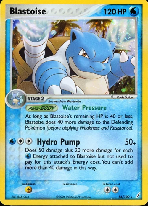 Blastoise — Theme Deck & Blisters Exclusives