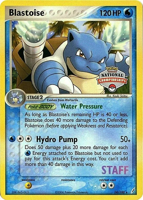 Blastoise — League Promos