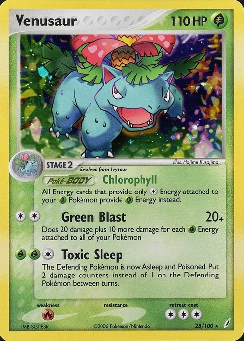 Venusaur — Theme Deck & Blisters Exclusives