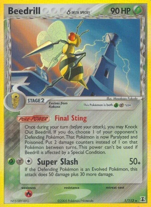 Beedrill δ Delta Species — EX Delta Species