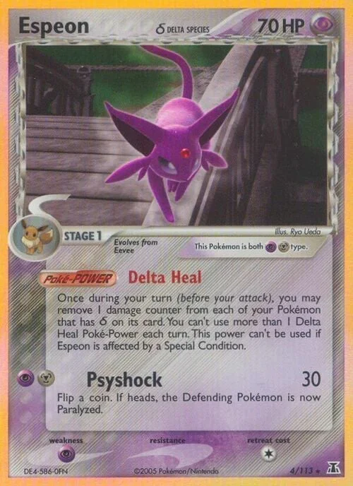 Espeon δ Delta Species — EX Delta Species