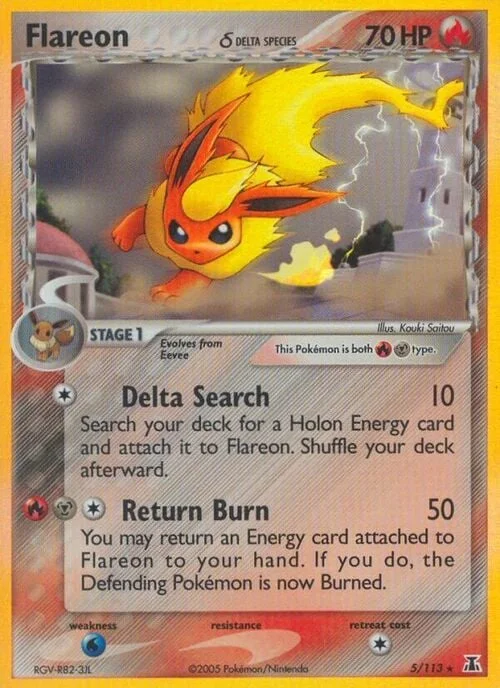 Flareon δ Delta Species — EX Delta Species
