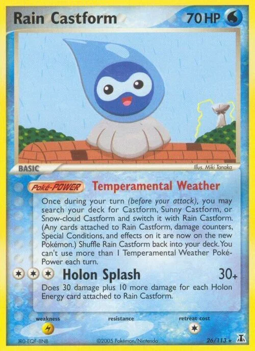 Rain Castform — EX Delta Species