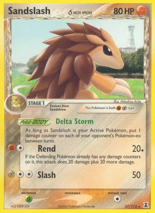 Sandslash δ Delta Species — EX Delta Species