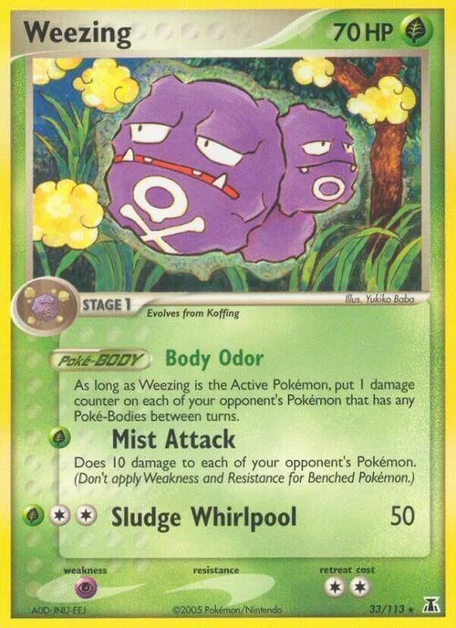 Weezing — EX Delta Species