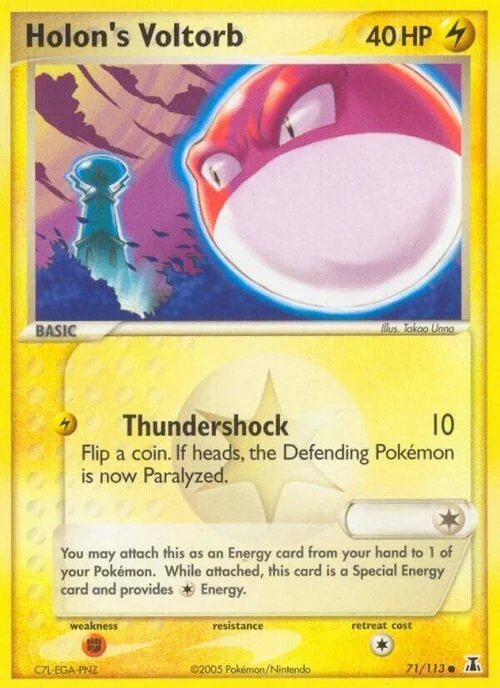 Holon's Voltorb — EX Delta Species