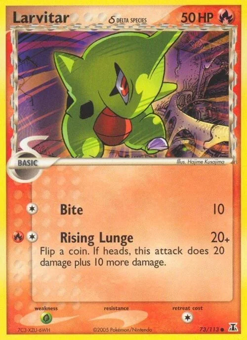 Larvitar δ Delta Species — EX Delta Species
