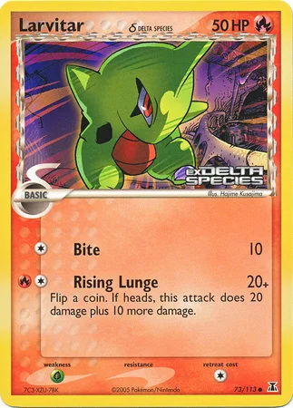 Larvitar δ Delta Species — Theme Deck & Blisters Exclusives