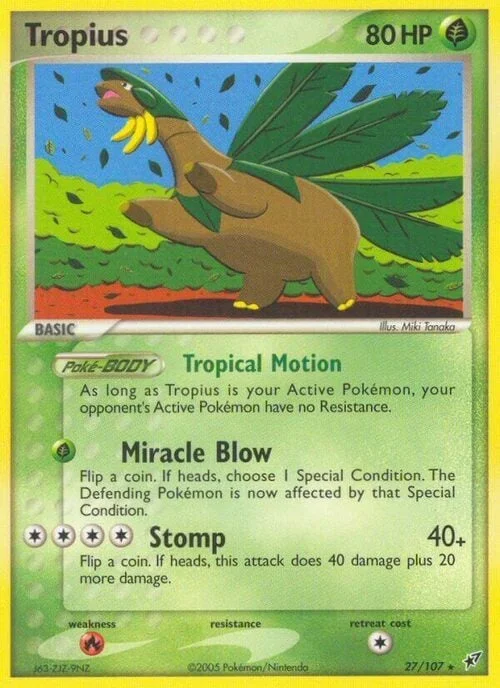 Tropius — EX Deoxys