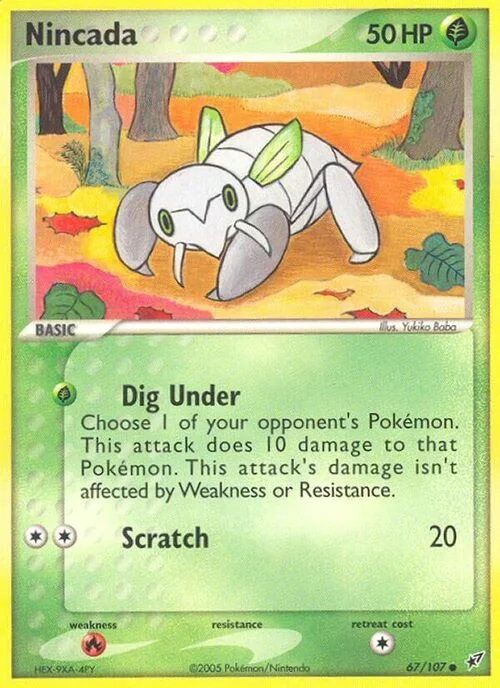 Nincada — EX Deoxys